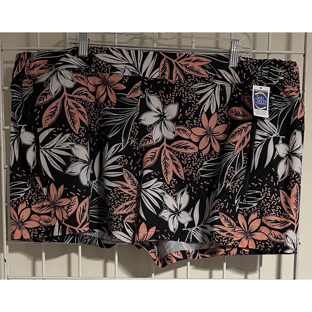NWT Reel Legends Adventure Women's Fishing Shorts.  Midnight Luau‎  Size 2X - Picture 2 of 5